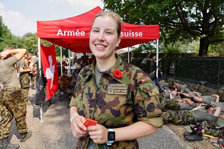 Swiss Armed Forces Marching Participant Swiss Wanderlust