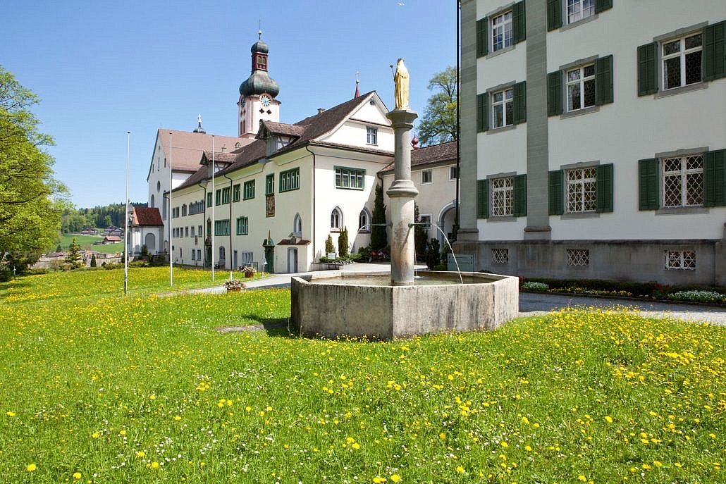 Fischingen Abbey in Spring